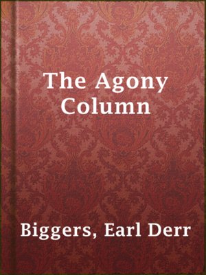cover image of The Agony Column